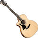 Taylor Semi-Akustik Gitarre 114CE Walnut LH Ausschnitt Für Linkshänder Natürlich