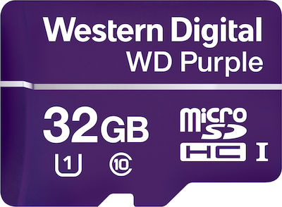 Western Digital Purple microSDHC 32GB Clasa 10 U1 UHS-I