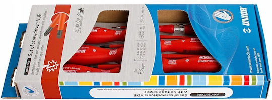 Unior 603CS6TVDE Set 6 Electrician VDE 250V Screwdrivers