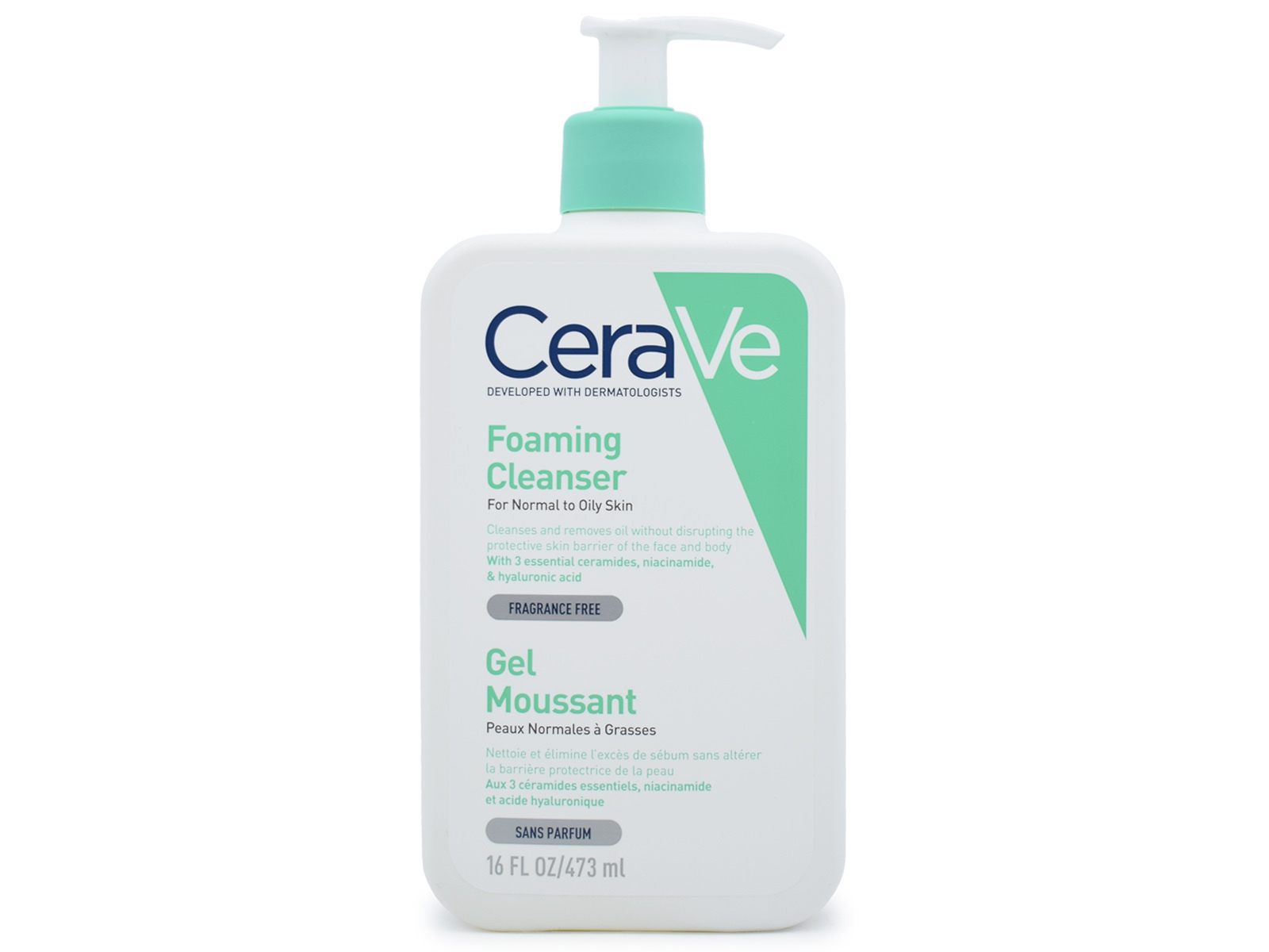 CeraVe Foaming Cleanser Gel Καθαρισμού Προσώπου 473ml