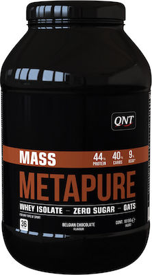 QNT Metapure Mass Whey Isolate Whey Protein with Flavor Belgian Chocolate 1.815kg