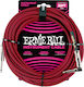 Ernie Ball Braided Instrument Cable 6.3mm male ...