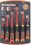 Tactix Set 6 Electrician VDE Screwdrivers