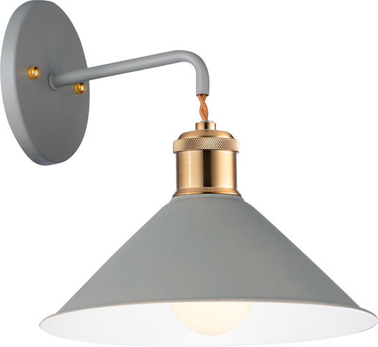 Viokef Rodeo Klassisch Leuchte Wand mit Fassung E27 Gray 21cm