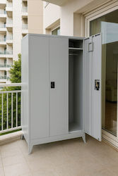 Τρίφυλλη Μεταλλική Γαλβανιζέ 115x45x191εκ.