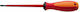 Unior Electrician Screwdriver VDE 1000V Straight Size 2.5x75mm 2.5x75mm
