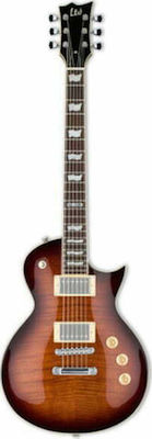 ESP LTD EC-256FM Ηλεκτρική Κιθάρα 6 Χορδών με Ταστιέρα Hardwood και Σχήμα Single Cut Brown Sunburst