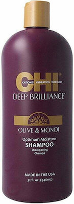 CHI Deep Brilliance Olive & Monoi Shampoos Hydration for All Hair Types 946ml