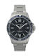 Nautica Set Battery Watch with Metal Bracelet Silver NAPFRB013