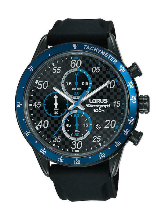 Lorus Watch Battery with Black Rubber Strap RM337EX9