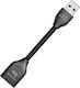Audioquest Convertor USB-A masculin în USB-A feminin 1buc