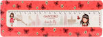 Santoro Gorjuss Cityscape Time to Fly Pencil Case with 1 Compartment Red