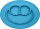 Ezpz Silicone Baby Tray Happy Mini for 12+ months Blue