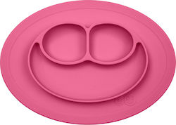 Ezpz Silicone Baby Tray Happy Mini for 6+ months Pink