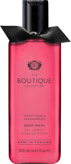 The English Bathing Company Rose & Sandalwood Body Wash Bubble Bath & Rose Scent 500ml
