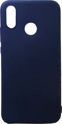 Matt Silicone Back Cover Blue (Huawei P20 Lite)