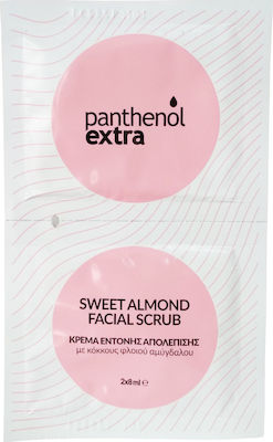 Medisei Panthenol Extra Sweet Almond Facial 2x8ml Mască de Față pentru Exfoliere 8ml