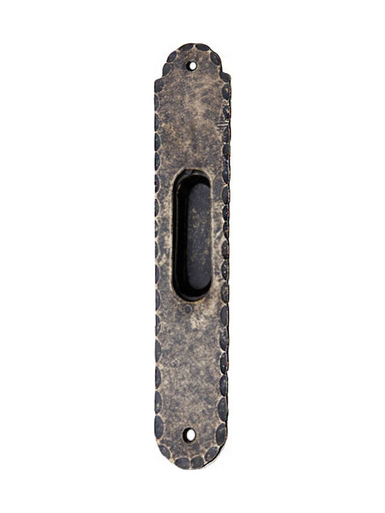 Zogometal Νίκελ Αντικέ Recessed Door Flush Hand...