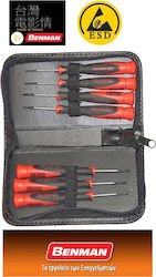 Benman Set 7 Electrician Precision Screwdrivers