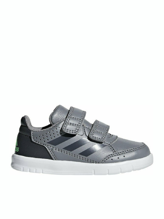 Adidas Παιδικά Sneakers Altasport CF mit Klettverschluss Grey Three / Grey Five / Shock Lime ->