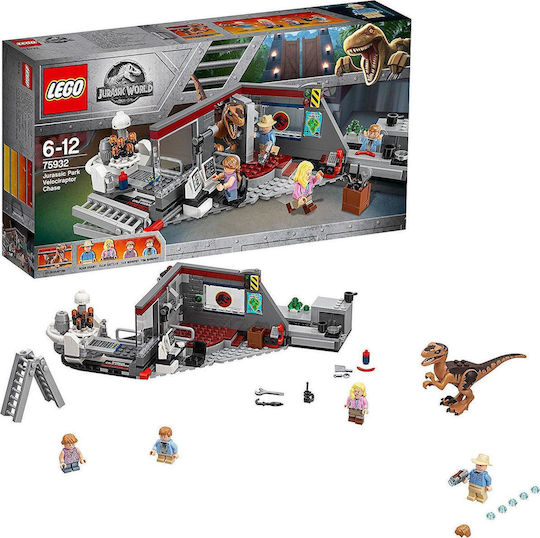 LEGO Jurassic World Jurassic Park Velociraptor Chase for 6 - 12 Years