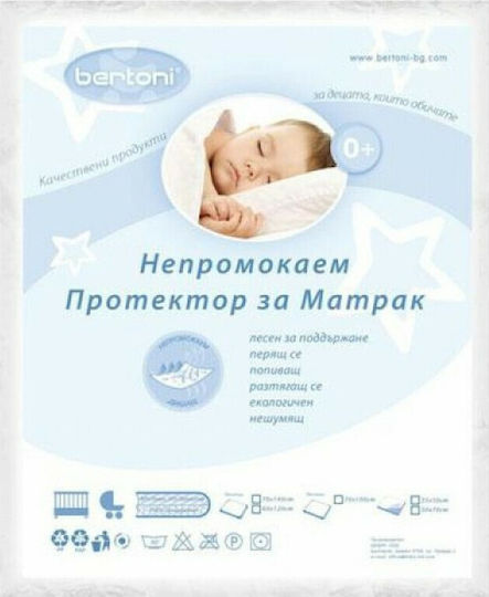 Lorelli Fitted Waterproof Cradle Mattress Protector Terry Towel 35x50cm