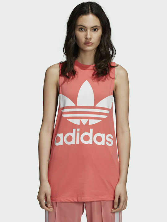Adidas Women's Athletic Blouse Sleeveless Pink