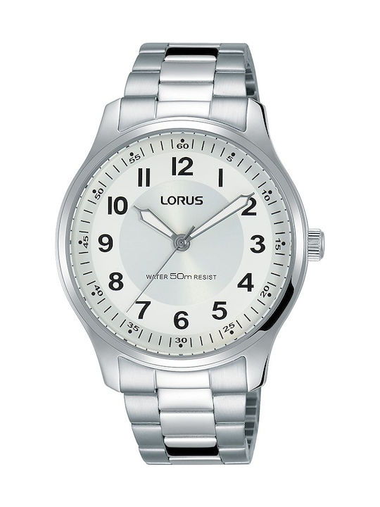 Lorus Uhr Batterie mit Silber Metallarmband RG217MX9