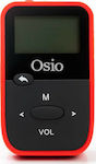 Osio SRM-7880B MP3 Player (8GB) με Οθόνη TFT 1" Κόκκινο