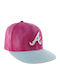 New Era Atlanta Braves Jockey Fuchsia