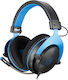 Sades Mpower Over Ear Gaming Headset με σύνδεση 3.5mm Μπλε