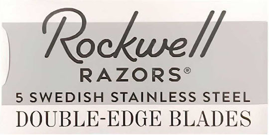 Rockwell Razors Double Edge Ανταλλακτικές Λεπίδες για Ευαίσθητες Επιδερμίδες 5τμχ