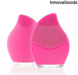 InnovaGoods Cleansing Silicone Facial Cleansing Brush Ροζ V0100682