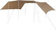 OZtrail Camper Fly Olive 5.9x3.6m Umbrelă de Plajă Bej 200cm