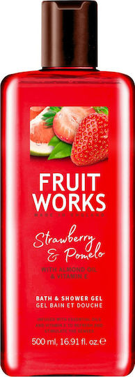 The English Bathing Company Body Wash Strawberry & Pomelo Bubble Bath in Gel 500ml