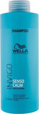 Wella Invigo Balance Senso Calm Shampoos Reconstruction/Nourishment for Fragile, Αντι-Θραύση Hair 1000ml