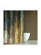 Saint Clair Abstract 101 Shower Curtain 180x200cm Beige 1728030217000