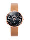 Mark Maddox Watch with Beige Leather Strap MC0018-30