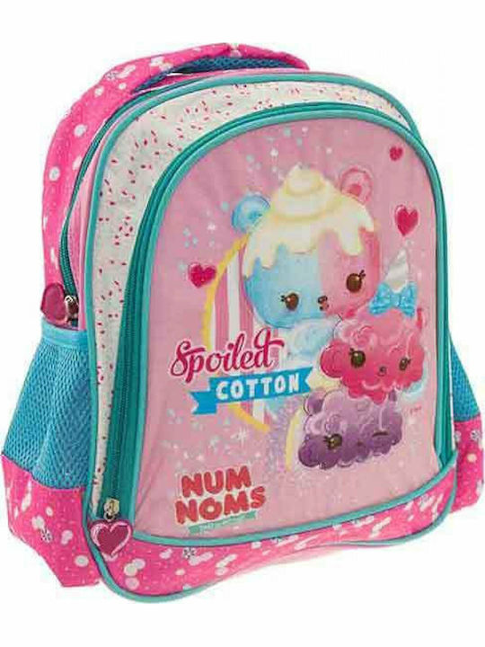 Diakakis Num Noms Spoiled Cotton Schulranzen Rucksack Kindergarten Rosa mit Flaschenhalter