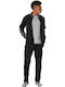 Tricot Tracksuit Set Trening Lucios Negru