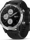 Garmin Fenix 5 Plus Edelstahl 47mm Wasserdicht Smartwatch mit Pulsmesser (Silber)
