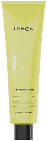 Lebon Tropical Crush Pineapple Rooibos Min Οδοντόκρεμα για Λεύκανση , Ευαίσθητα Δόντια , Ουλίτιδα , Πλάκα , Τερηδόνα & Περιοδοντίτιδα 75ml