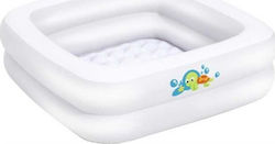 Bestway Kinder Pool Aufblasbar 86x86x25cm Transparent