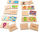 Plan Toys Math and Counting Kit Montessori Joc Educațional Litere și numere din Lemn pentru 3+ Ani