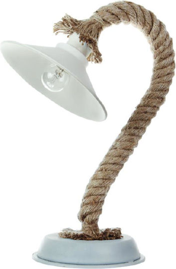 Inlight Decorative Lamp with Socket for Bulb E27 White