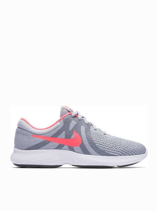 Nike Revolution 4 Kids Running Shoes Gray