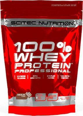 Scitec Nutrition 100% Whey Professional Whey Protein with Flavor Chocolate 500gr