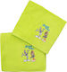 Viopros Baby Face/Hand Towel Looney Tunes Green