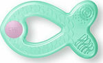 Nuk Fish Teething Ring with Gel made of Silicone for 3 m+ Green/Pink 1pcs