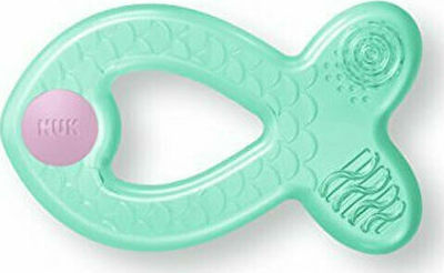 Nuk Fish Teething Ring with Gel made of Silicone for 3 m+ Green/Pink 1pcs